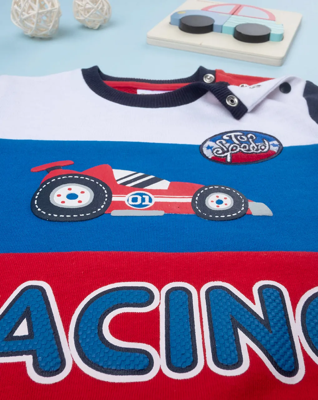 Prenatal Maglioni E Cardigan-Felpa French Terry Bimbo "Racing”