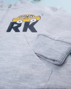 Prenatal Maglioni E Cardigan-Felpa Garzata Bimbo Grigia