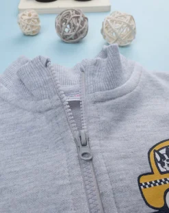 Prenatal Maglioni E Cardigan-Felpa Garzata Bimbo Grigia