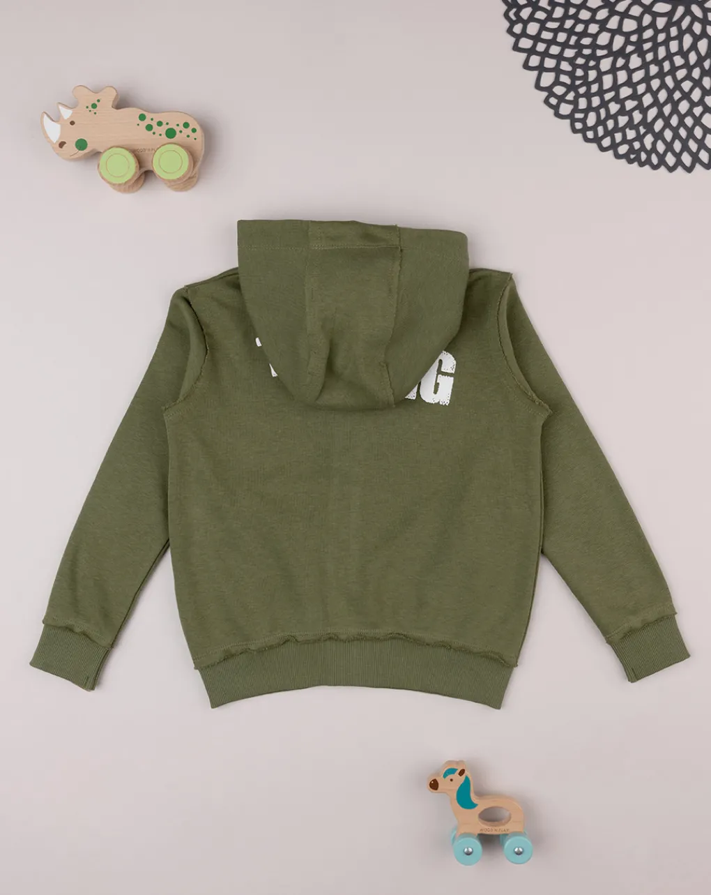 Prenatal Maglioni E Cardigan-Felpa Leggera Bimbo Verde "Dinosauro”