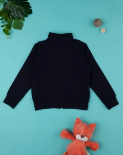 Prenatal Maglioni E Cardigan-Felpa Pesante Bimbo Blu Con Zip