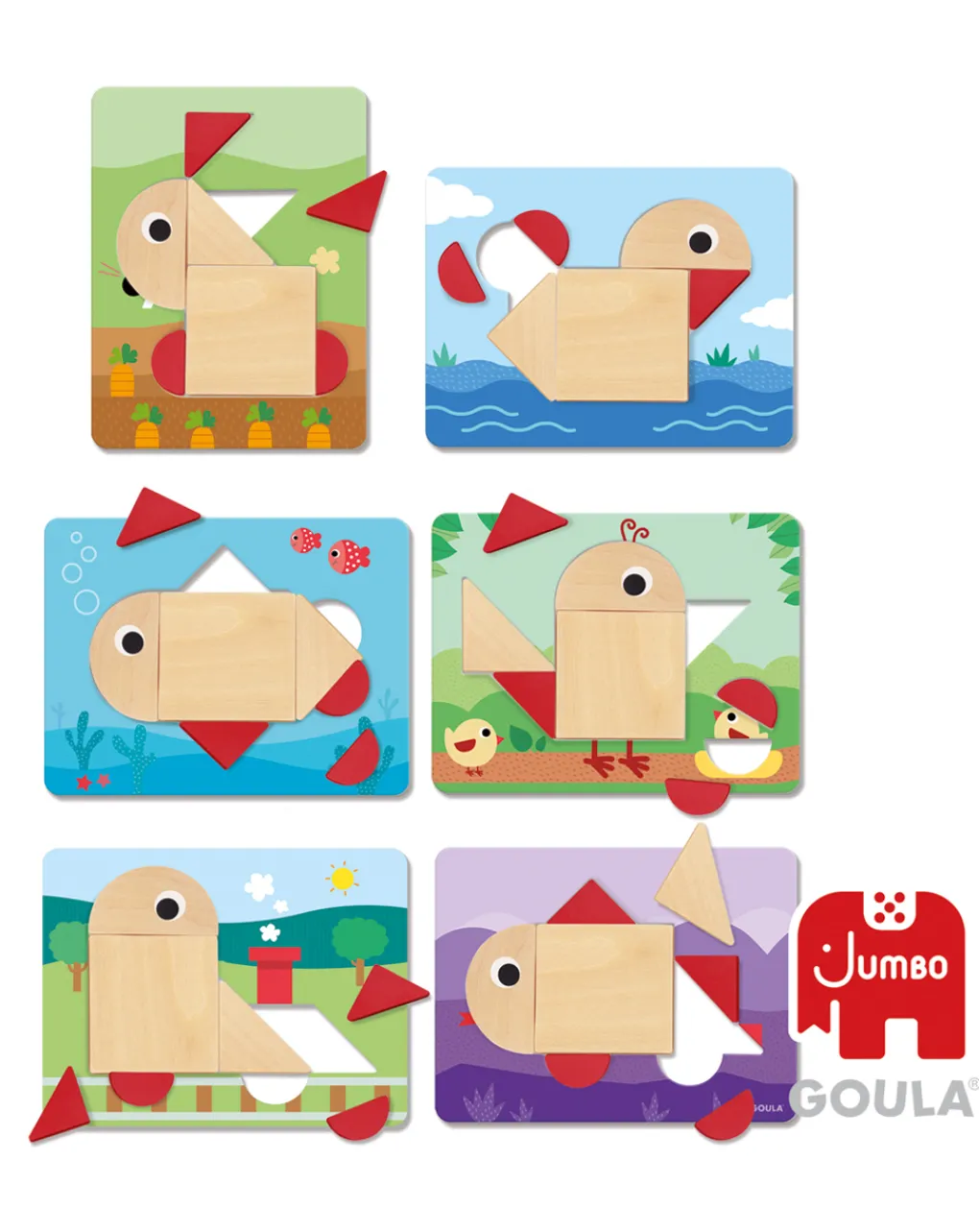Goula Giochi Didattici-First Shapes Prime Forme -