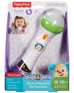 Fisher-Price Giochi Musicali-Fisher Price - Microfono Baby Rock