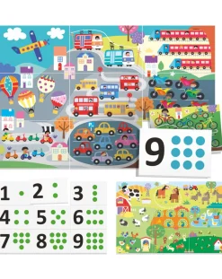 Headu Giochi Didattici-Flashcards 123 Touch Montessori. Tocca E Impara 2/4 Anni -