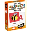 Headu Giochi Didattici-Flashcards Alfabeto Tattile E Fonetico Montessori. Leggi Tocca E Ascolta 2/5 Anni -