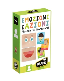Headu Giochi Didattici-Flashcards Montessori Emozioni E Azioni. Per Sviluppare Autonomia E Personalita 1/4 Anni -