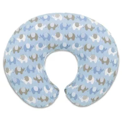 Boppy Cuscini Allattamento-Fodera Per Cuscino Blue Elephants