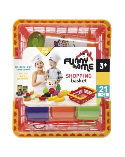FunnyHome Giochi Di Imitazione-Funny Home - Cestino Con Accessori