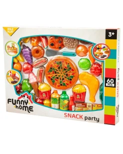 FunnyHome Giochi Di Imitazione-Funny Home - Set Pizza 60 Pz