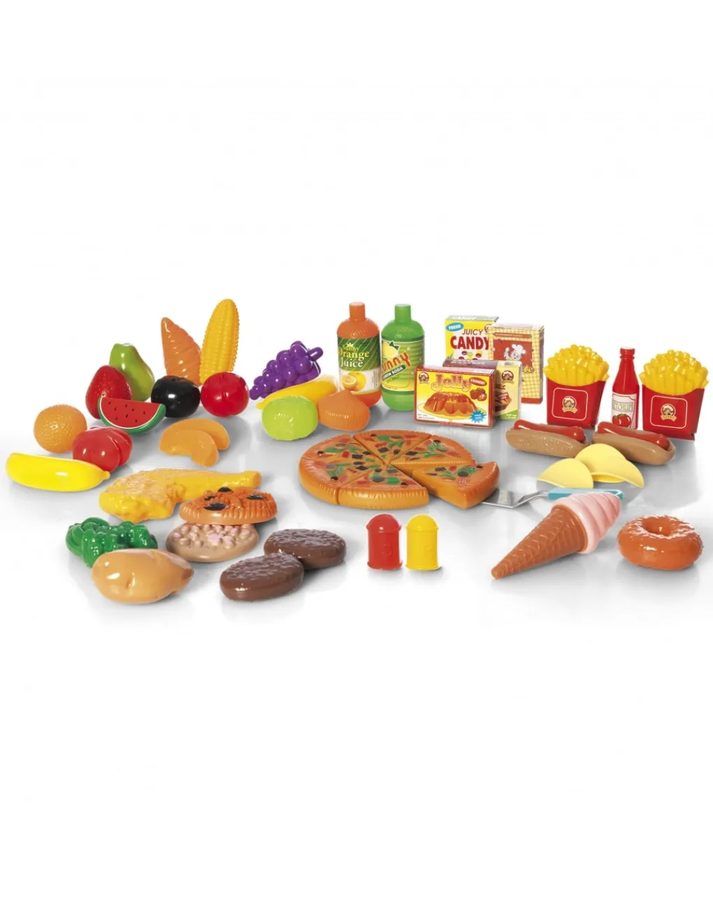FunnyHome Giochi Di Imitazione-Funny Home - Set Pizza 60 Pz