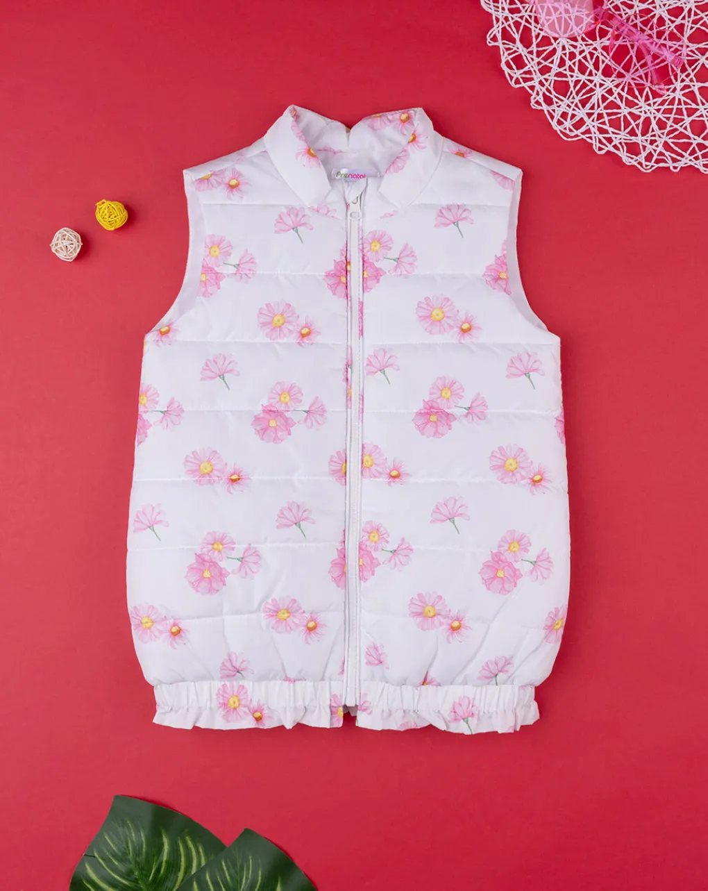Prenatal Giubbotti E Piumini-Gilet Smanicato Girl Flower