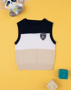 Prenatal Maglioni E Cardigan-Gillet Tricot Bimbo Tricolor