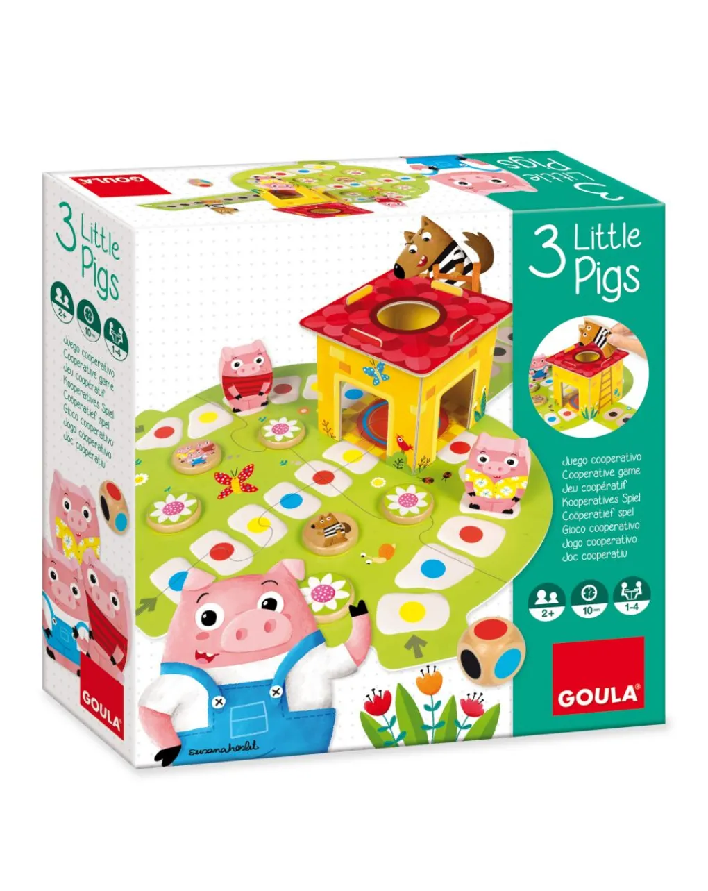 Goula Giochi Primi Mesi-Gioco De I 3 Porcellini -