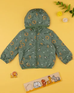 Prenatal Giubbini E Piumini-Giubbino Antivento Boy Verde
