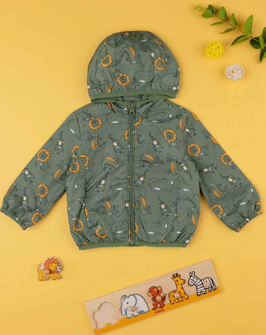 Prenatal Giubbini E Piumini-Giubbino Antivento Boy Verde