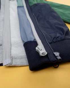 Prenatal Giubbotti E Piumini-Giubbino Double Bimbo Blu/Verde