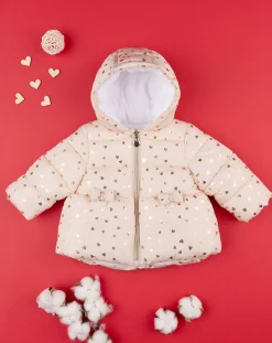 Prenatal Giubbotti E Piumini-Giubbino Nylon Bimba Beige