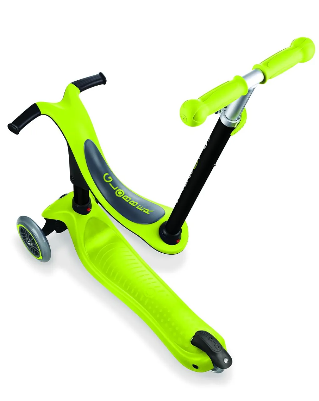 Globber Tricicli Biciclette Monopattini E Accessori-- Go-Up Sporty - Lime Green