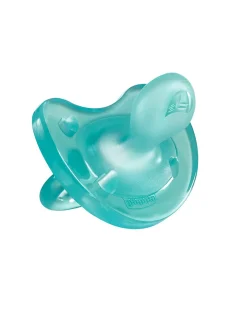 Chicco Succhietti-Gommotto Silicone 6-12M Azzurro
