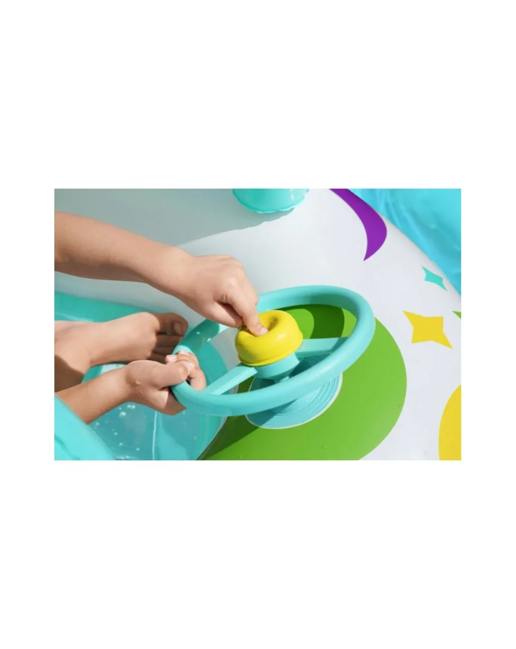 Bestway Secchielli E Giochi Mare-Gonfiabile Navicella Space Con Copertura 107X112 Cm -