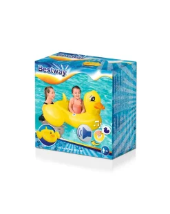 Bestway Secchielli E Giochi Mare-Gonfiabile Papera Speaker 102X99 Cm -