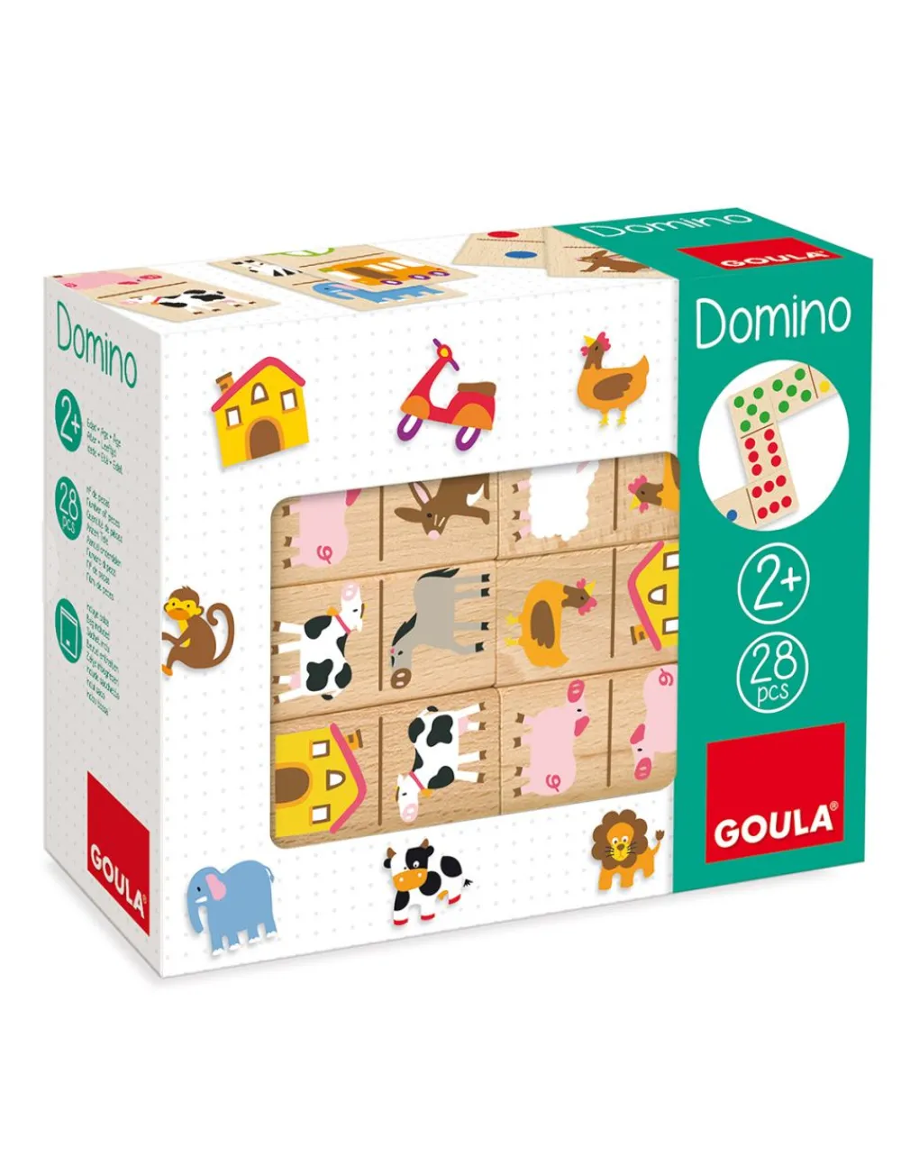 Goula Giochi Didattici-- Domino Fattoria