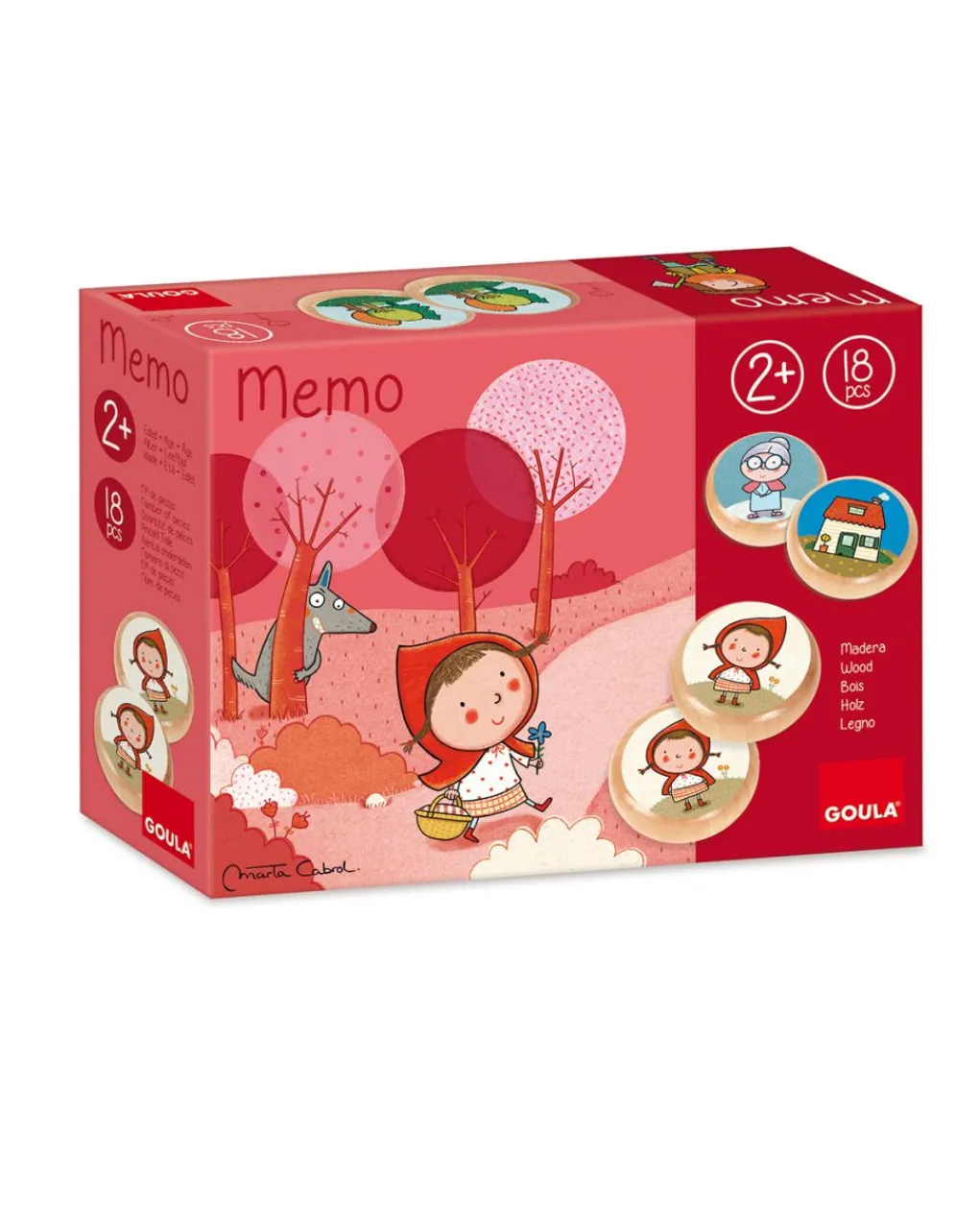 Goula Giochi Didattici-- Memo Cappuccetto Rosso