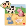 Goula Puzzle Per Bambini-- Puzzle Animali Fattoria Colore