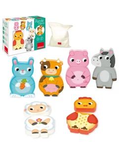 Goula Puzzle Per Bambini-- Puzzle Magnetico Animali Fattoria