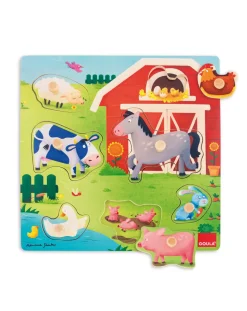 Goula Puzzle Per Bambini-- Puzzle Mamme E Bebe Fattoria