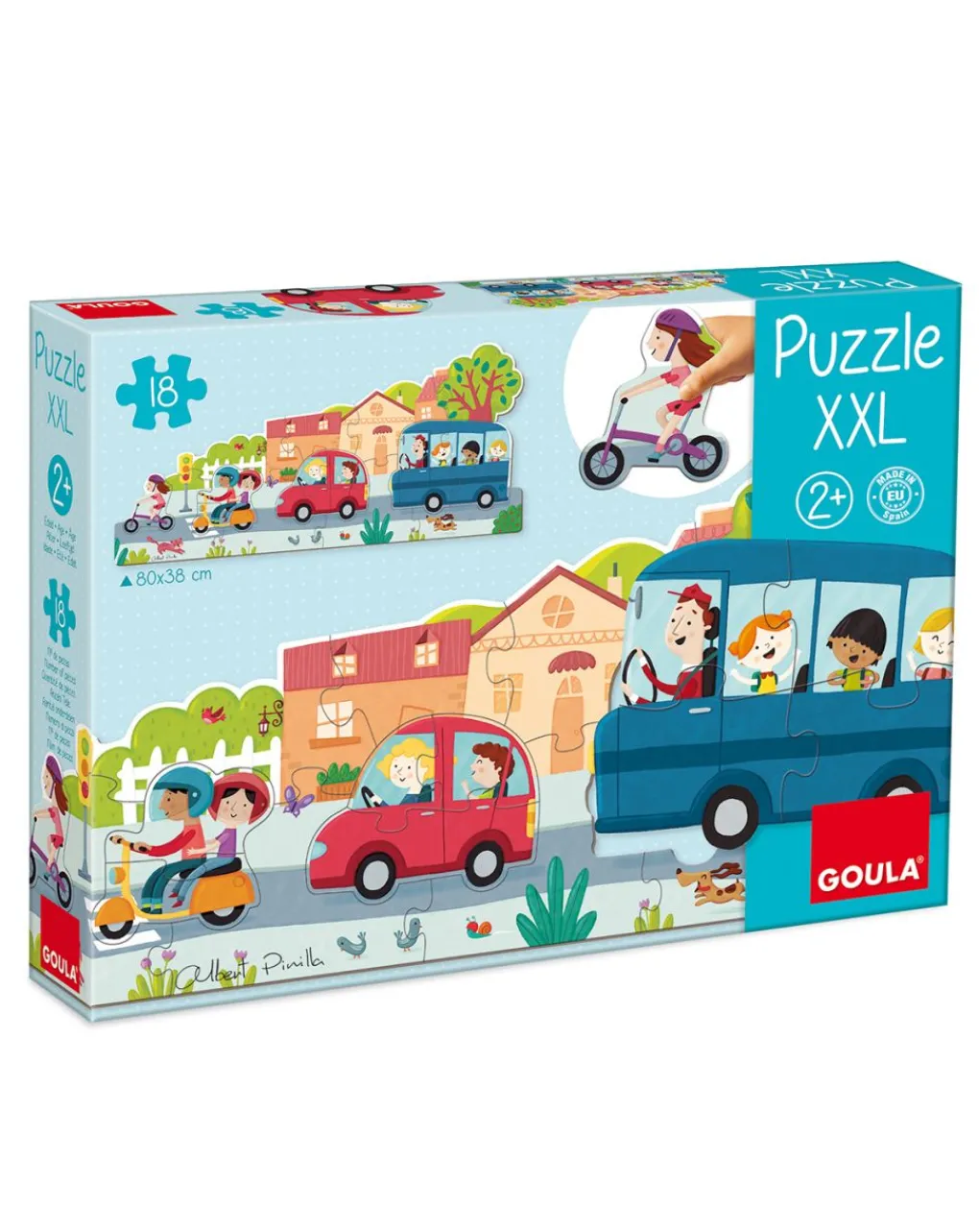Goula Puzzle Per Bambini-- Puzzle Xxl Veicoli
