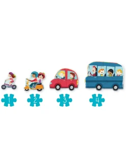 Goula Puzzle Per Bambini-- Puzzle Xxl Veicoli