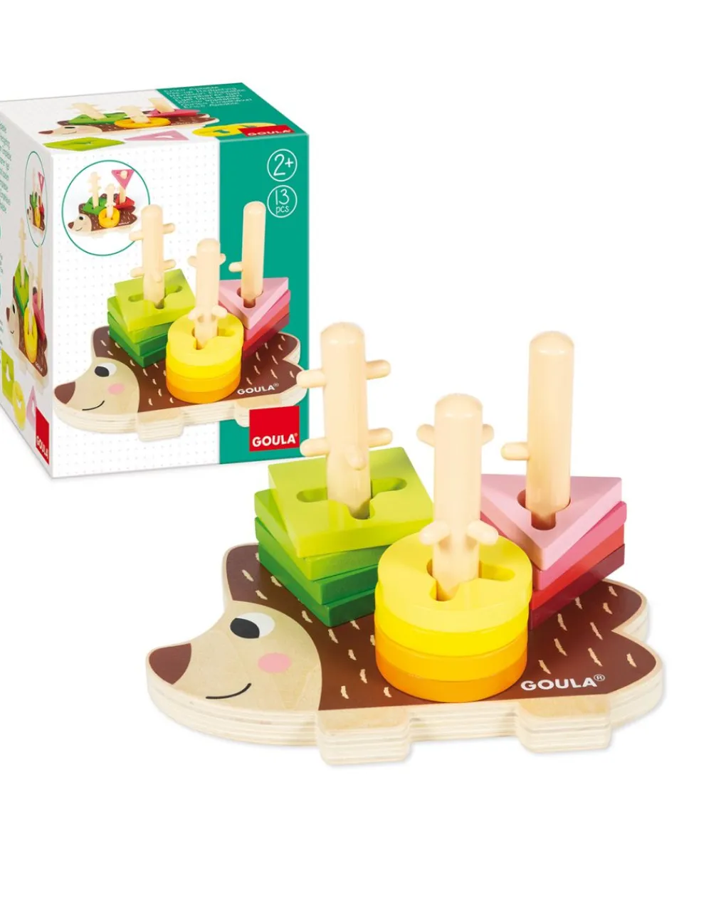 Goula Giochi Interattivi E Prescolari-- Riccio Impilabile