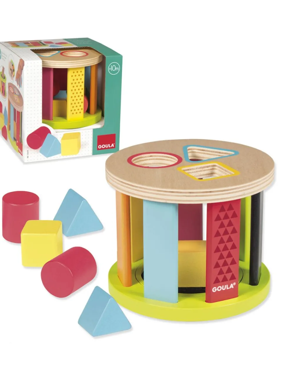 Goula Giochi Interattivi E Prescolari-- Tamburo Forme Geometriche