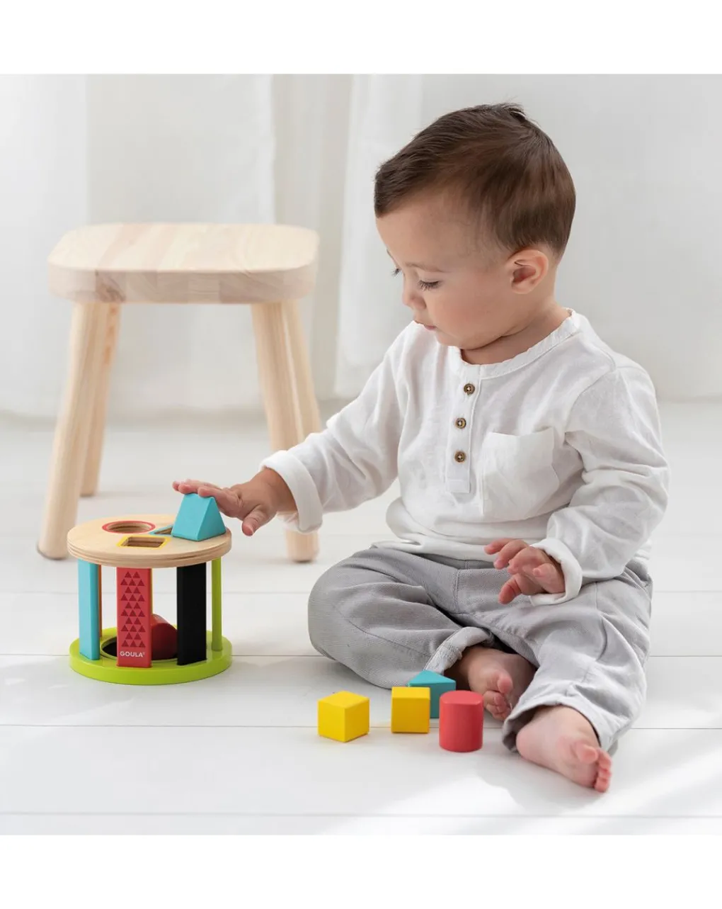 Goula Giochi Interattivi E Prescolari-- Tamburo Forme Geometriche