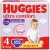 Huggies Taglia 4-Pannolini Ultra Comfort Mutandina Megapack Tg.4 (9-14 Kg)102 Pannolini