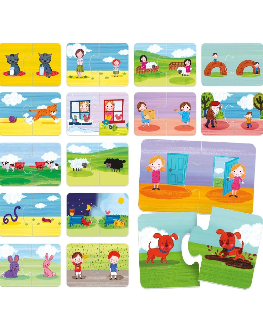 Headu Giochi Didattici-Il Gioco Dei Contrari. Gioco Di Logica Per Imparare A Confrontare 3/6 Anni -