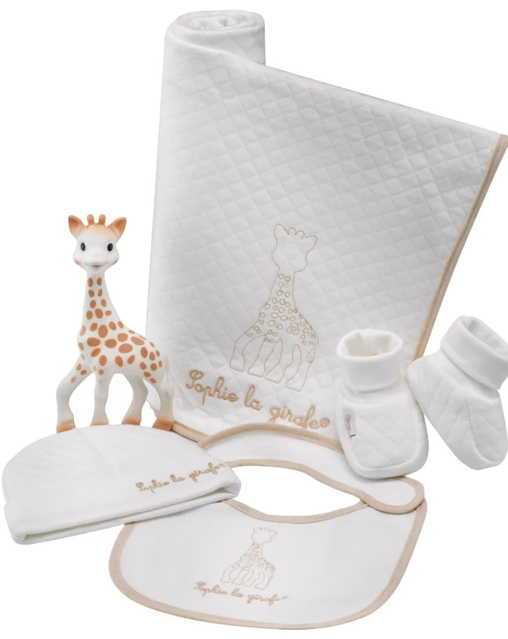 SOPHIE LA GIRAFE Giochi Primi Mesi-Il Mio Primo Corredo Di Nascita So’Pure . Cotone 100% Biologico - Vulli