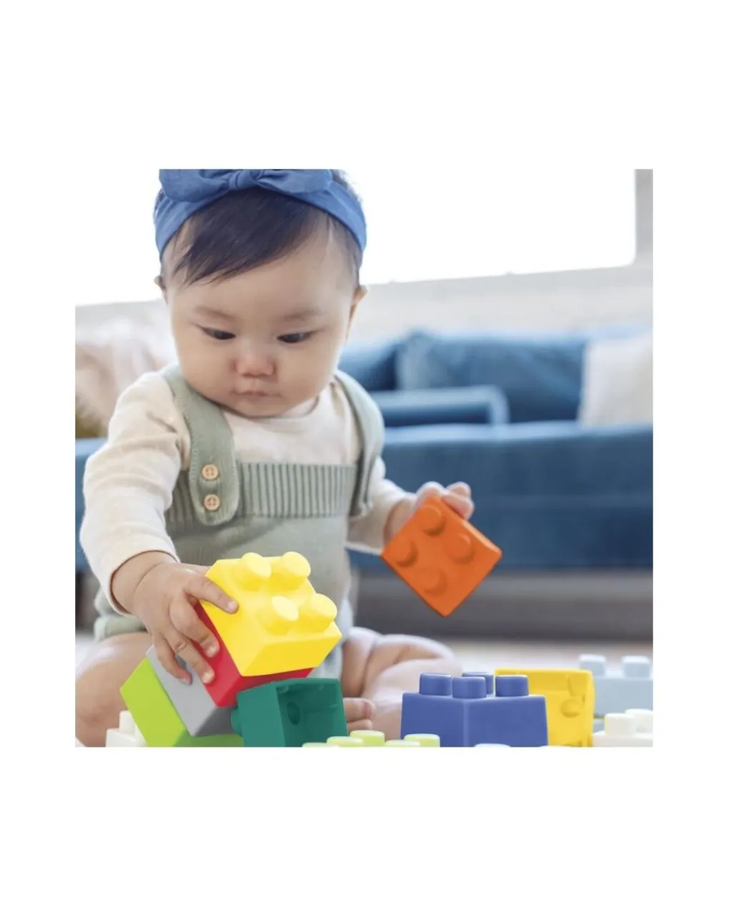 Infantino Giochi Primi Mesi-- Blocchi Di Costruzione Super Soft