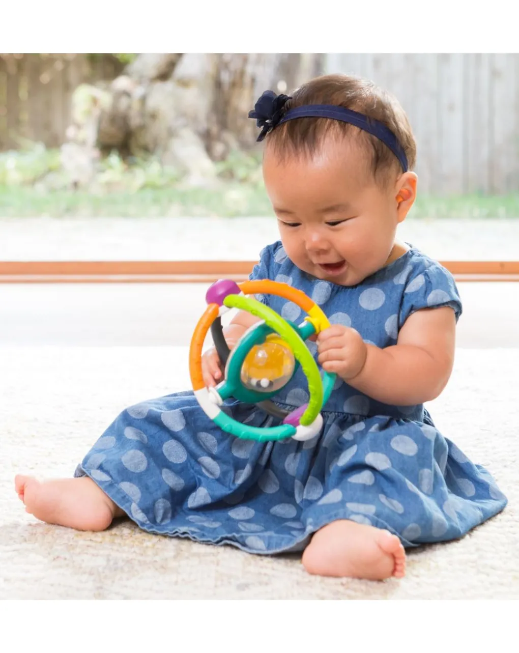 Infantino Giochi Primi Mesi-- Orbit Rattle Sonaglio