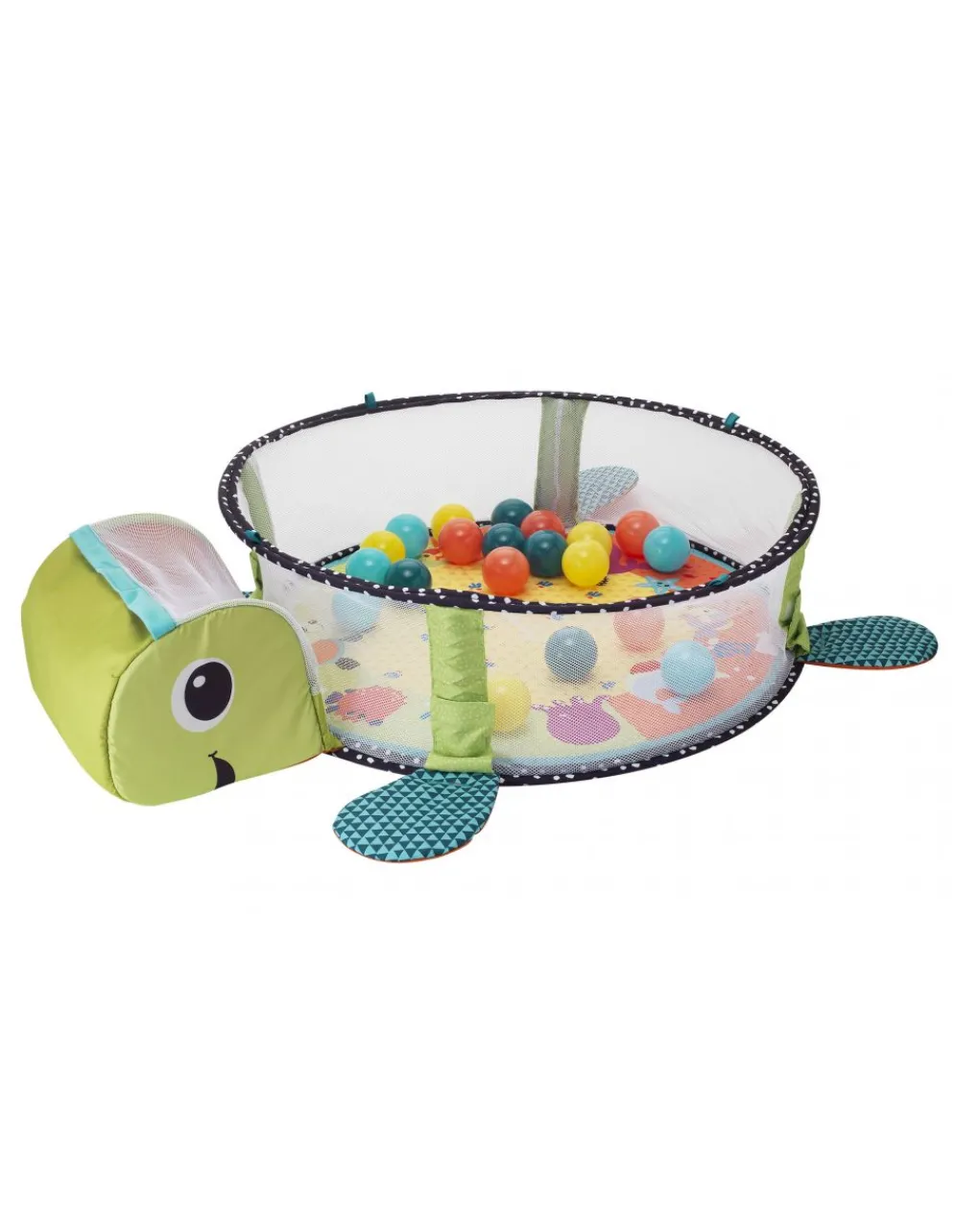 Infantino Palestrine E Tappeti Gioco-- Palestrina Tartaruga Con 20 Palline
