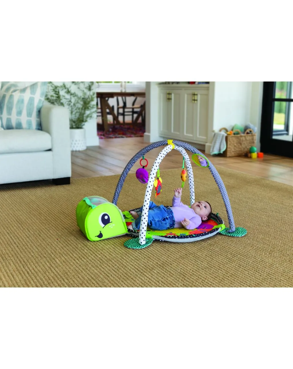Infantino Palestrine E Tappeti Gioco-- Palestrina Tartaruga Con 20 Palline