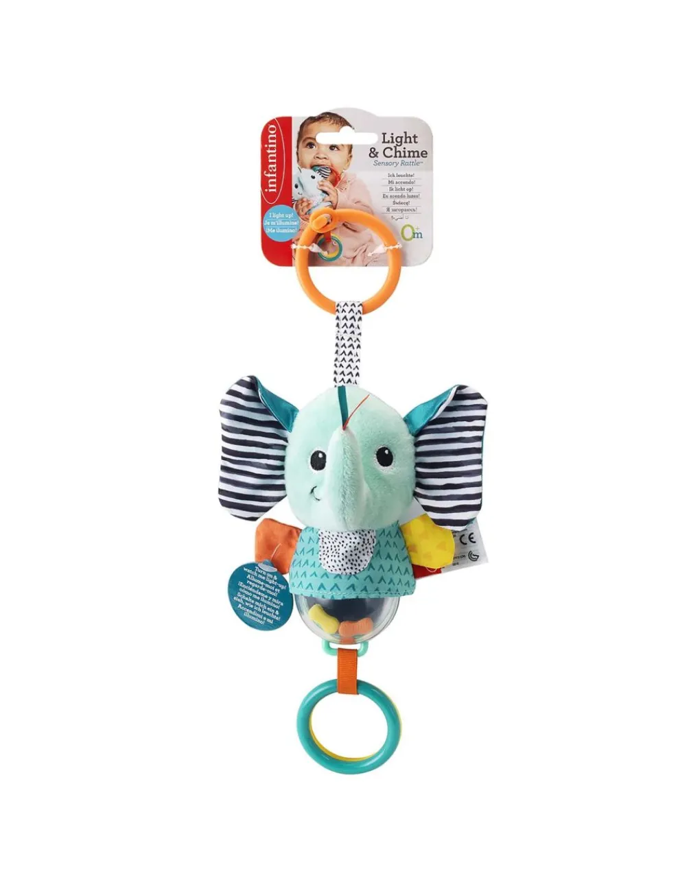 Infantino Giochi Da Passeggio-- Sonaglino Elefante .