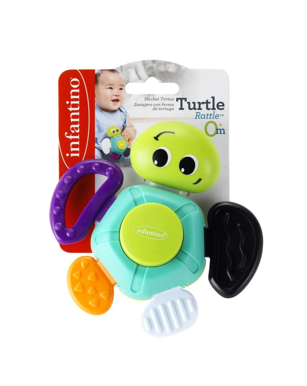 Infantino Giochi Primi Mesi-- Sonaglino Tartaruga