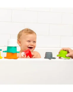 Infantino Giochi Primi Mesi-- Tazze Impilabili Con Forme Marine