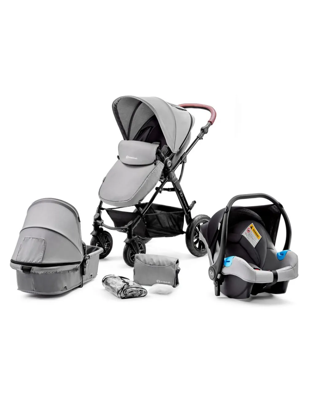 Kinderkraft Trio E Duo-Trio Moov Grey