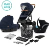 Kinderkraft Trio E Duo-Trio Prime Navy Con Mommy Bag