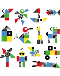 Headu Giochi Didattici-Le Forme Crea Tutto. Grandi Pezzi Per I Piu Piccoli! 2/4 Anni -