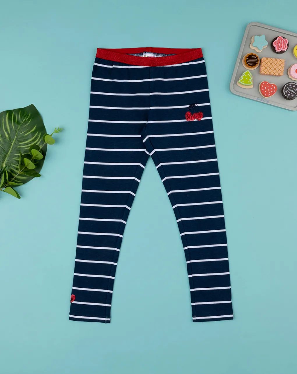 Prenatal Leggings E Gonne-Legging Bimba Blu Rigato