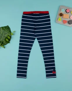 Prenatal Leggings E Gonne-Legging Bimba Blu Rigato